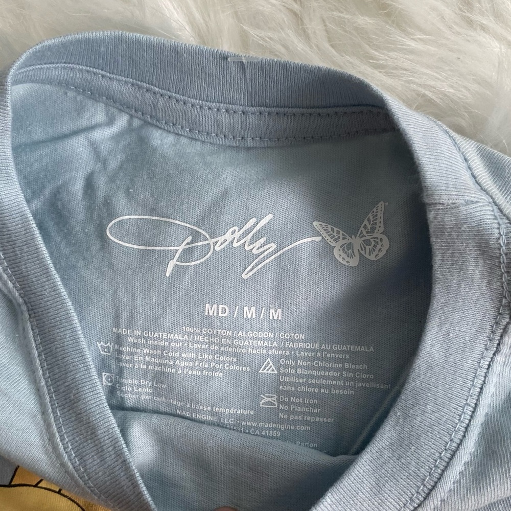 Dolly Parton T-shirt Baby Blue Band Music Tee - Picture 5 of 5